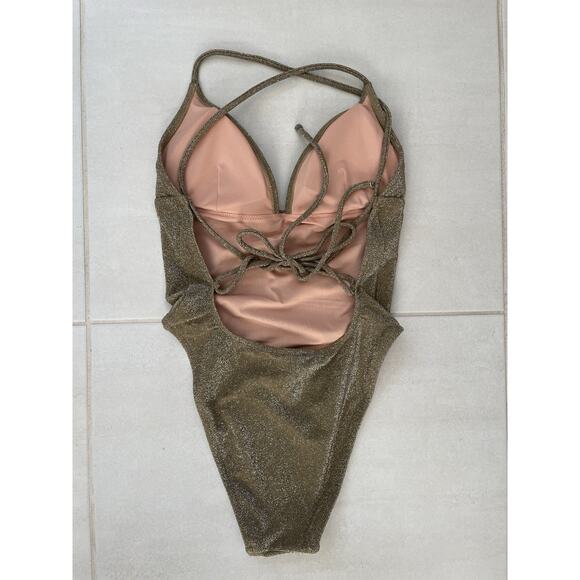 J. Crew Swim One Piece Swimsuit Strappy Back Swimwear - Picture 5 of 10